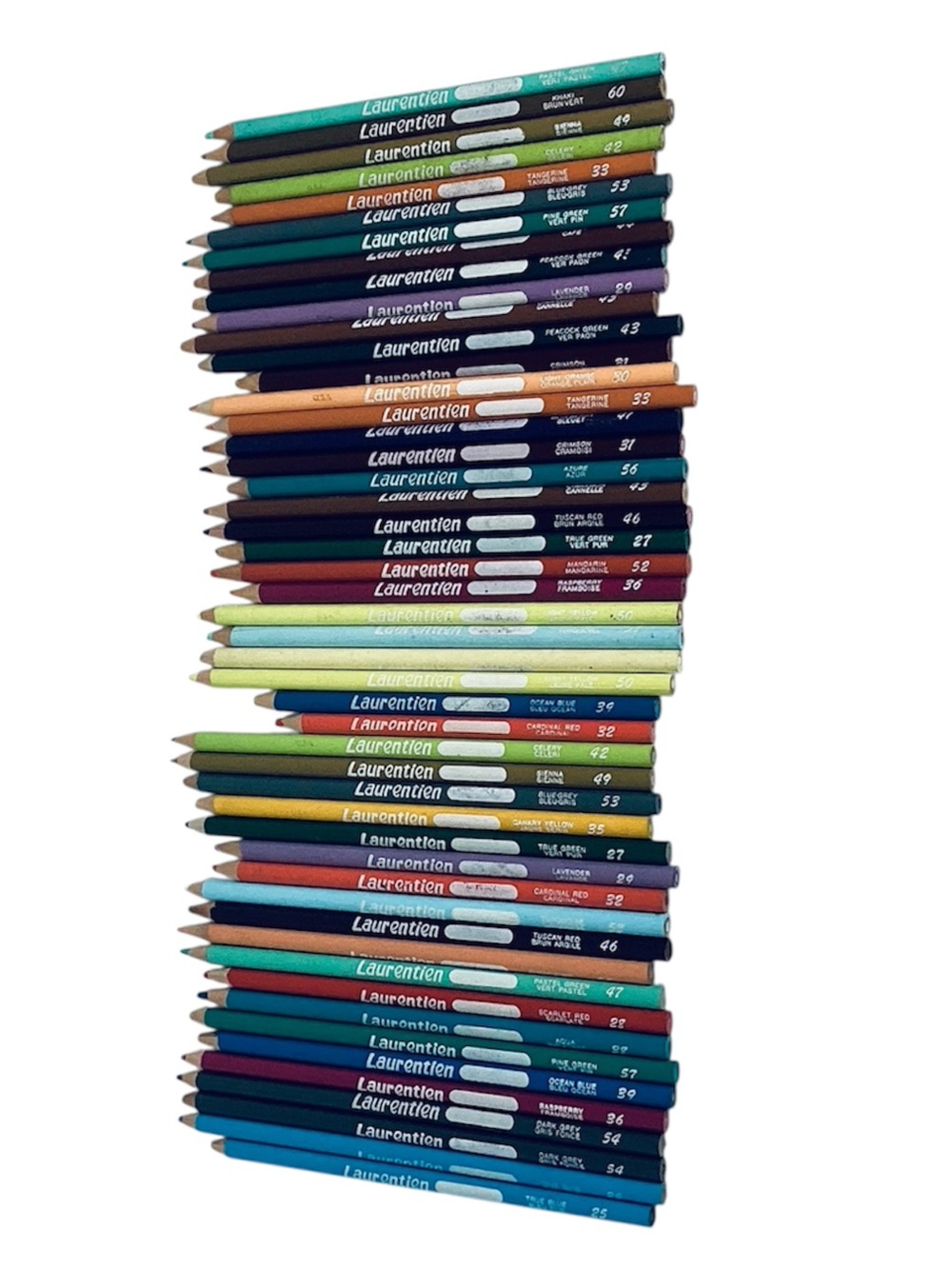 💚 Laurentien Multicolor Colored Pencils #25 and up - 49pc